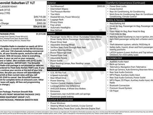 Used 2014 Chevrolet Suburban LT w/ Luxury Package RWD image 47