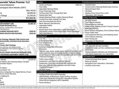 Used 2017 Chevrolet Tahoe Premier AWD/4WD image 25