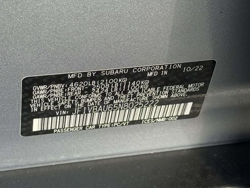 Used 2022 Subaru WRX GT image 25