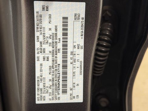 Used 2025 Ford Ranger Lariat w/ Trailer Tow Package image 46