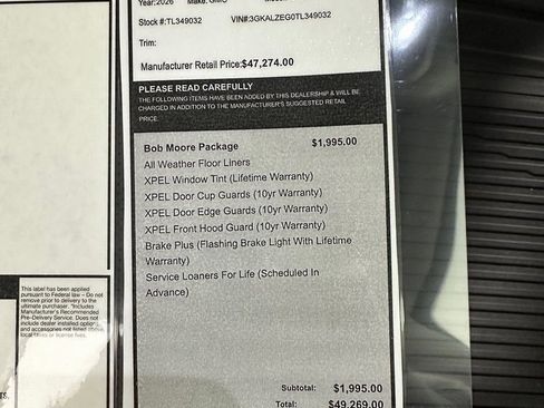 New 2026 GMC Terrain Denali w/ LPO, Floor Liner Package image 15