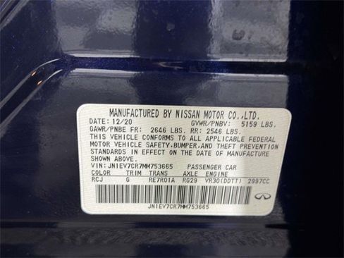 Used 2021 INFINITI Q50 Sensory w/ Cargo Package image 16