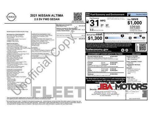 Used 2021 Nissan Altima 2.5 SV FWD image 5