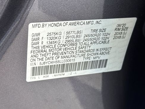 Used 2020 Acura MDX SH-AWD w/ Technology Package image 42