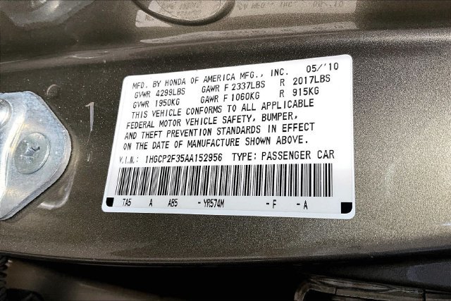 Used 2010 Honda Accord LX image 16