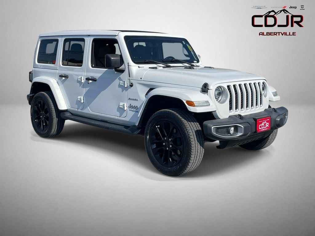 Used 2021 Jeep Wrangler Unlimited Sahara w/ Cold Weather Group AWD/4WD image 1