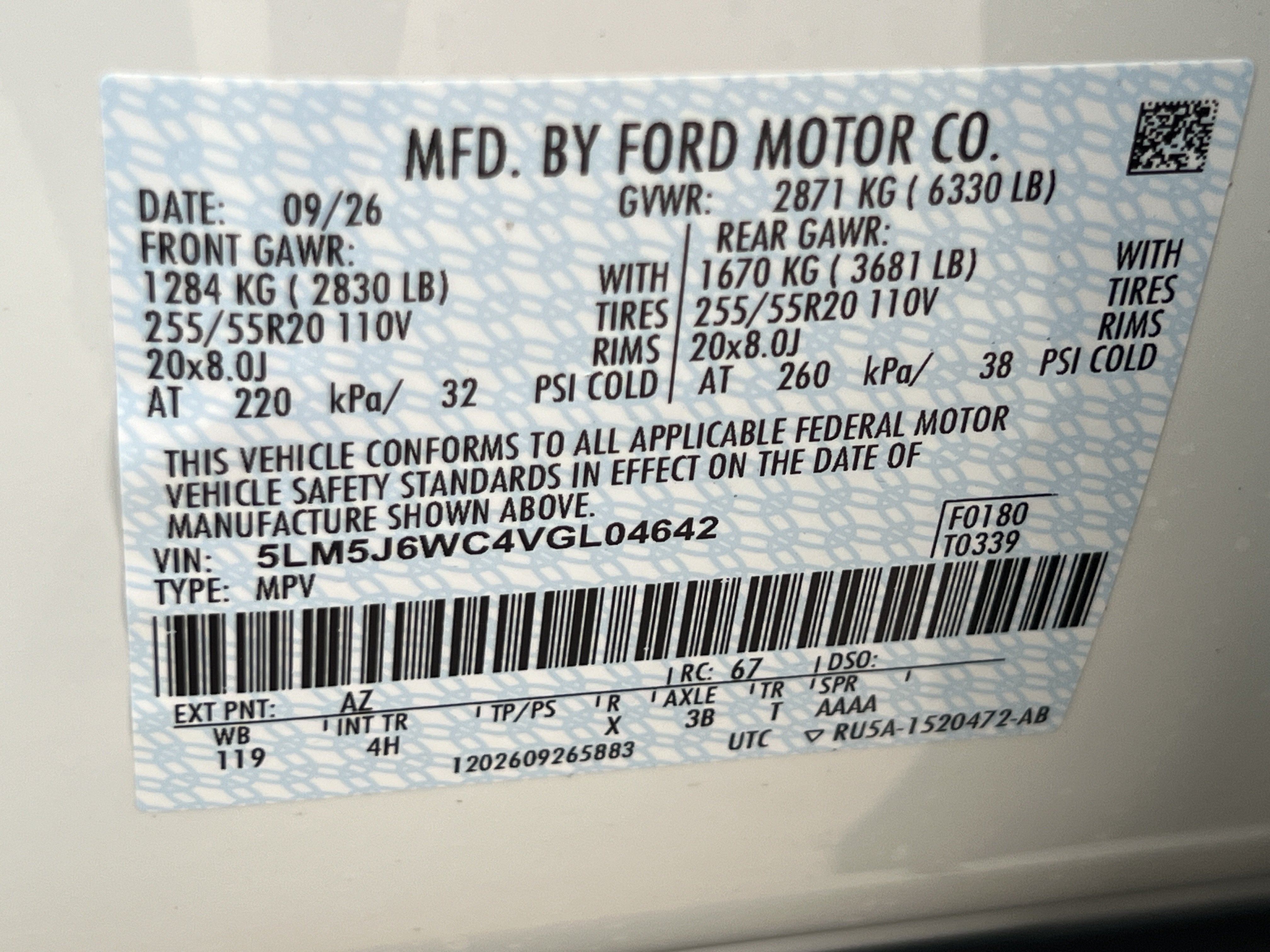 New 2027 Lincoln Aviator 2WD image 33