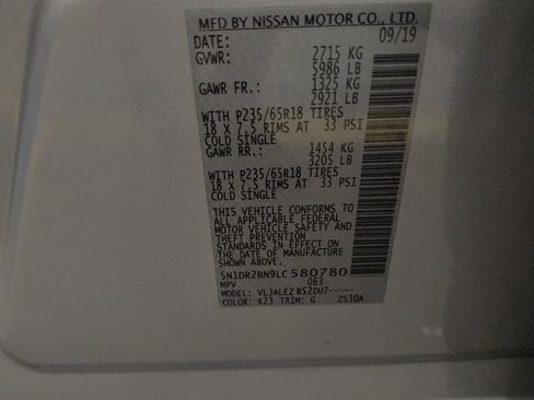 Used 2020 Nissan Pathfinder SV FWD image 33