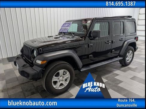 Used 2022 Jeep Wrangler Unlimited Sport w/ Sun And Sound Package image 1