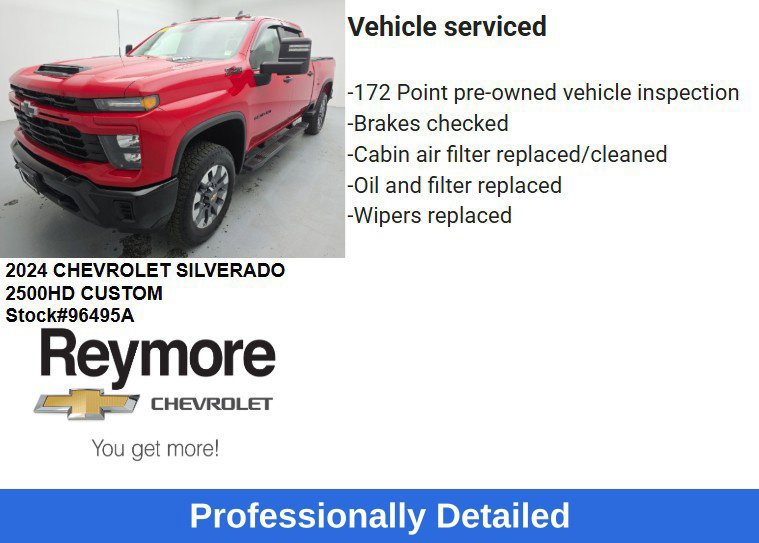 Used 2024 Chevrolet Silverado 2500 Custom w/ Custom Value Package AWD/4WD image 44