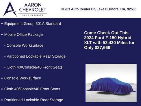 Used 2024 Ford F150 XLT w/ Mobile Office Package image 5