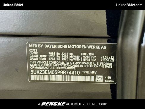 Used 2023 BMW X7 xDrive40i w/ Executive Package image 15