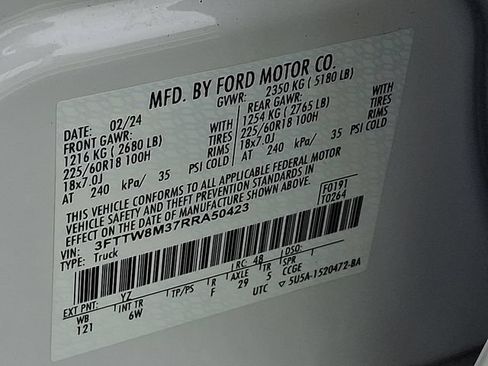 Certified 2024 Ford Maverick Lariat w/ Black Appearance Package FWD image 28