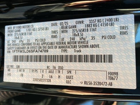 Certified 2025 Ford F150 XLT w/ Equipment Group 302A MID AWD/4WD image 55