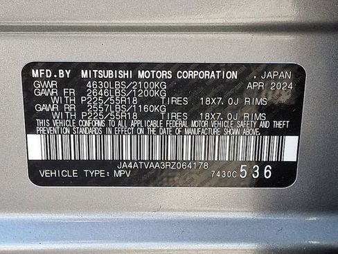 Used 2024 Mitsubishi Eclipse Cross LE AWD/4WD image 28