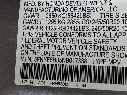 Used 2022 Honda Pilot Sport image 33