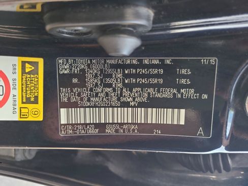 Used 2016 Toyota Highlander Limited Platinum AWD/4WD image 27