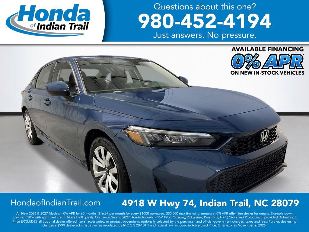 New 2027 Honda Civic LX 360° Tour