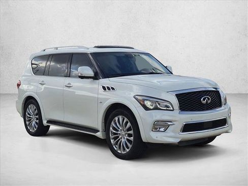 Used 2017 INFINITI QX80 4WD w/ Driver Assistance Package image 3