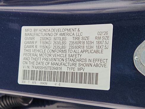 New 2026 Honda CR-V Sport image 17