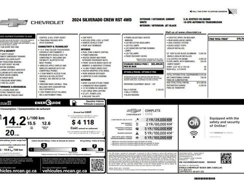 Certified 2024 Chevrolet Silverado 1500 RST w/ Rally Edition AWD/4WD image 33