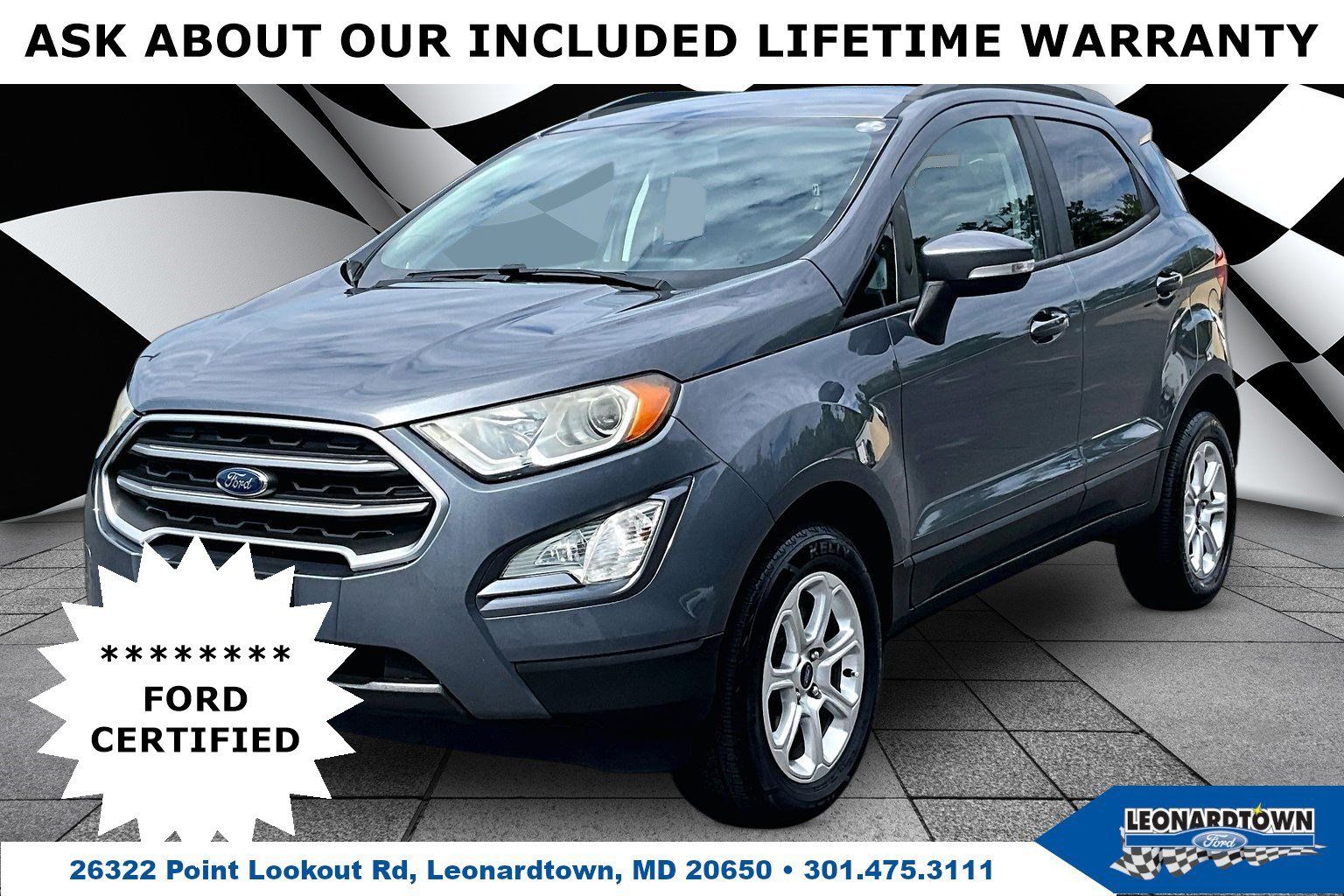 Certified 2019 Ford EcoSport SE AWD/4WD image 1