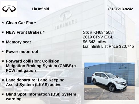 Used 2019 Honda CR-V EX-L image 10