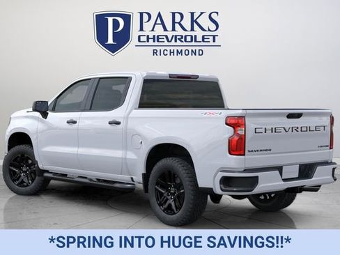 New 2026 Chevrolet Silverado 1500 Custom w/ Turbomax Blackout Package AWD/4WD image 3