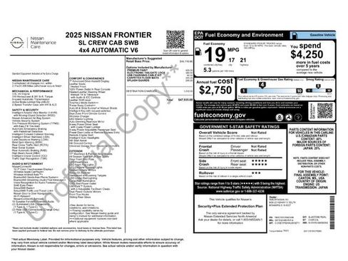 Used 2025 Nissan Frontier SL image 44