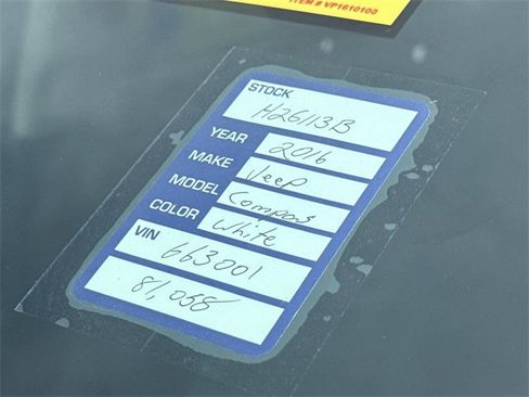 Used 2016 Jeep Compass Sport w/ Power Value Group image 11