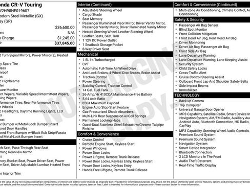 Used 2022 Honda CR-V Touring image 23