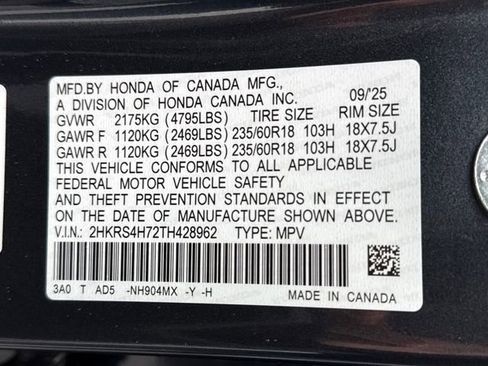 New 2026 Honda CR-V EX-L image 12