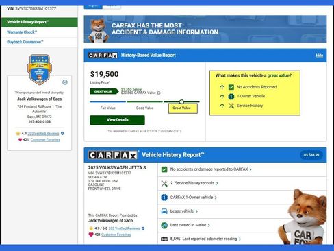 Used 2025 Volkswagen Jetta S image 11