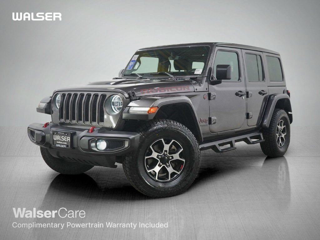 Used 2021 Jeep Wrangler Unlimited Rubicon w/ Uconnect 4C Nav & Sound Group AWD/4WD image 1