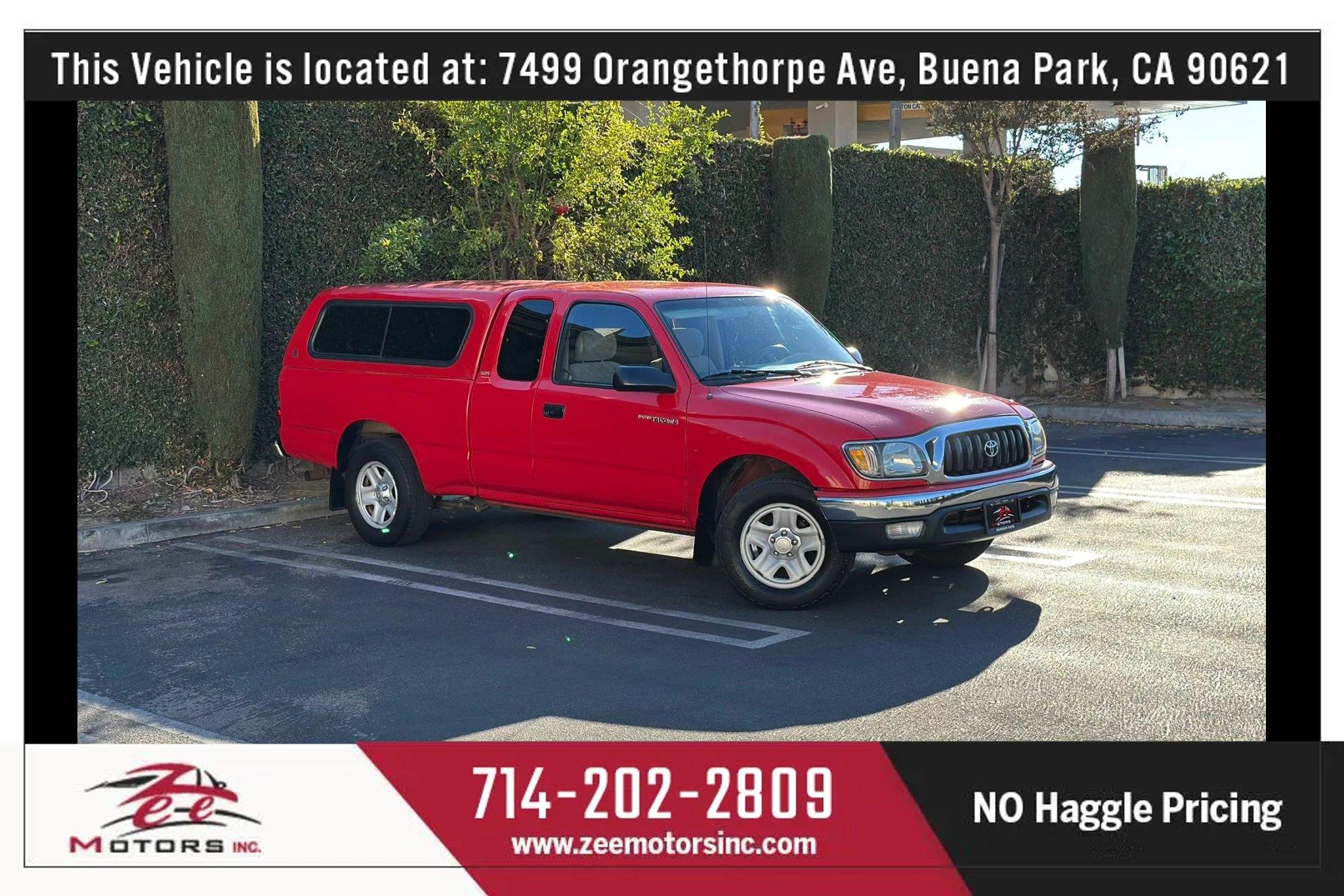 Used 2001 Toyota Tacoma 2WD Xtracab w/ SR5 Pkg w/ Chrome Pkg image 2