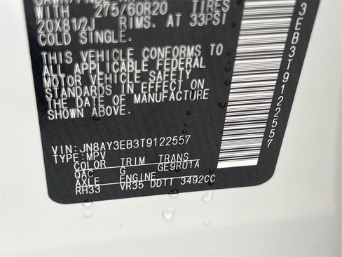 New 2026 Nissan Armada Platinum image 17