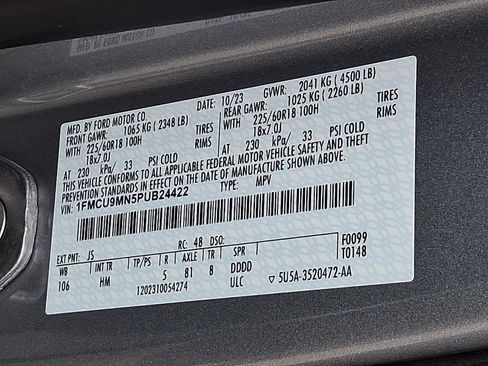 Certified 2023 Ford Escape ST-Line w/ Tech Pack #1 image 26