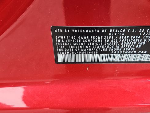 Certified 2023 Volkswagen Jetta SE FWD image 8