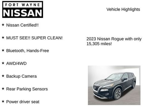 Certified 2023 Nissan Rogue SV image 7
