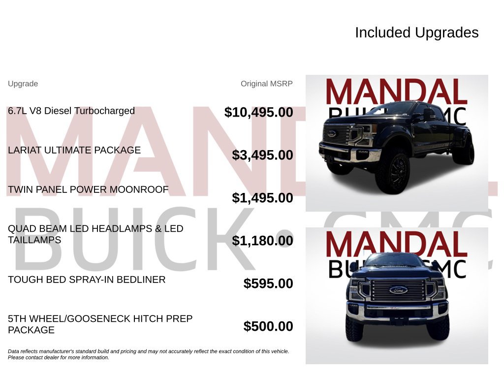 Used 2021 Ford F350 Lariat w/ Lariat Ultimate Package AWD/4WD image 5
