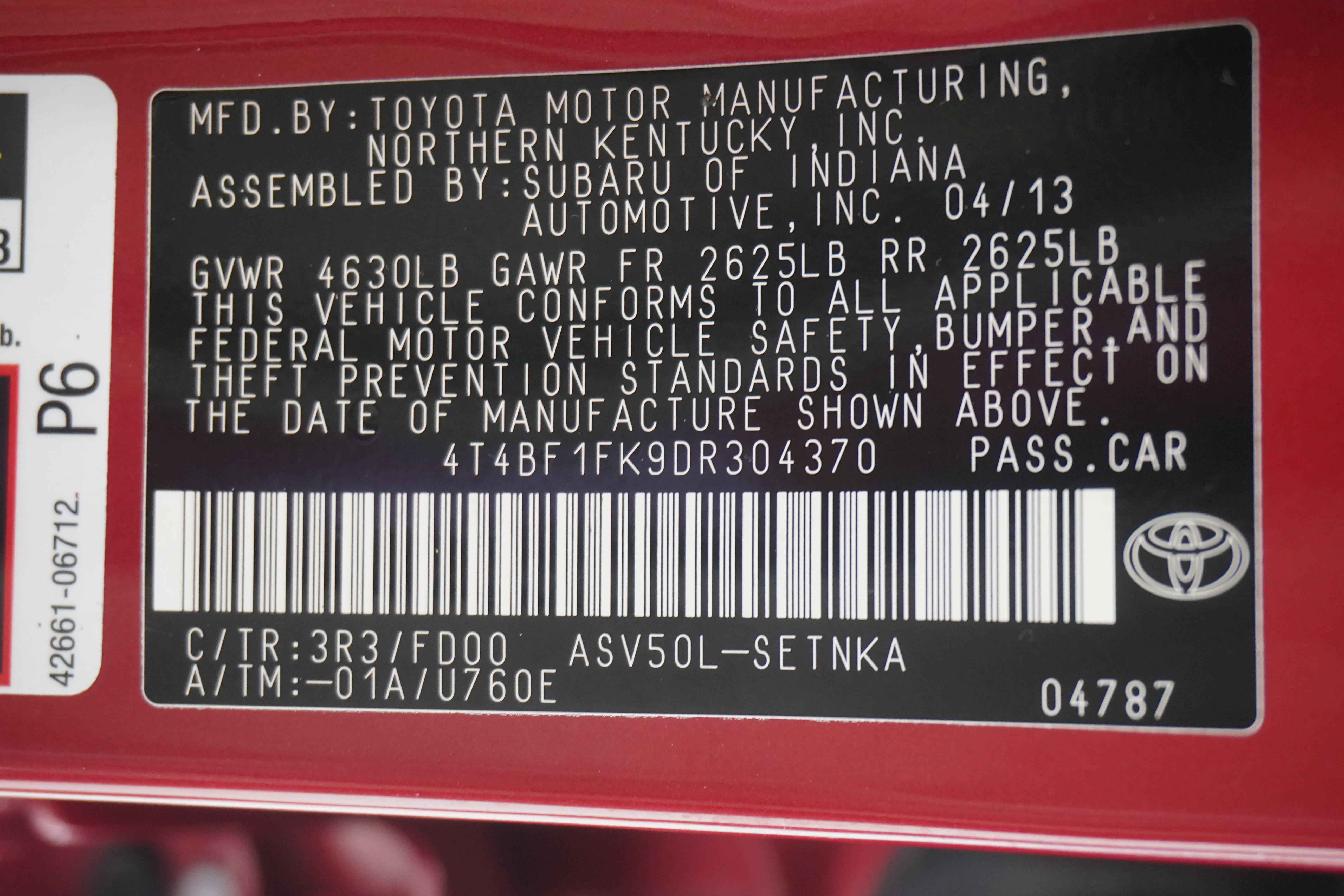 Used 2013 Toyota Camry LE FWD image 23