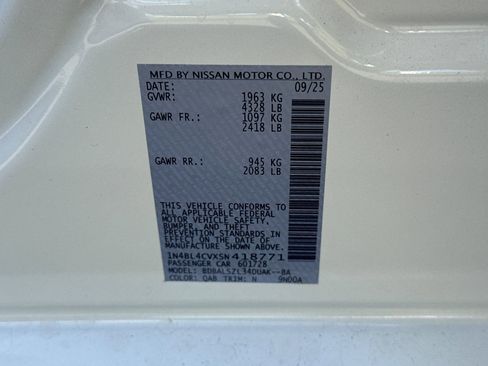 New 2025 Nissan Altima 2.5 SR w/ SR Premium Package image 26