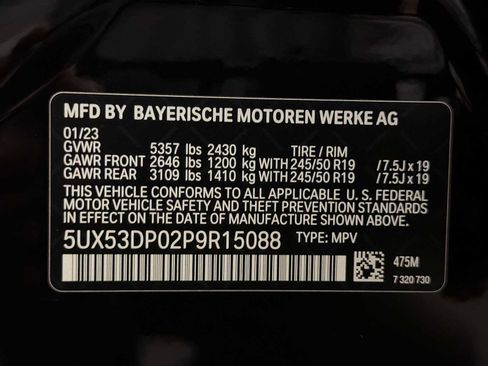 Certified 2023 BMW X3 xDrive30i w/ Convenience Package image 22