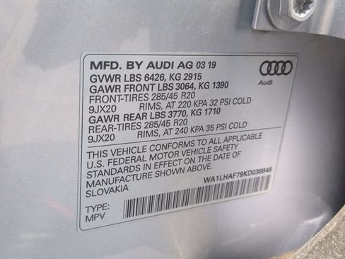 Used 2019 Audi Q7 2.0T Premium Plus w/ Premium Plus Package AWD/4WD image 38