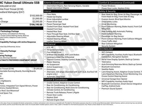 Used 2025 GMC Yukon Denali Ultimate AWD/4WD image 20