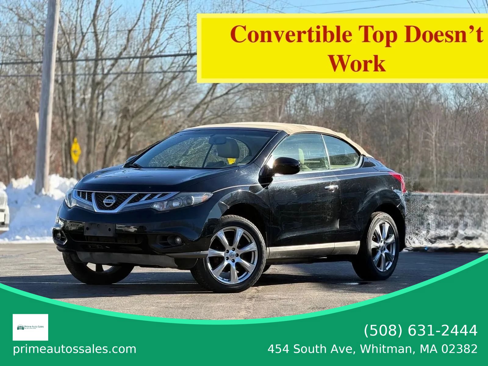 Used 2014 Nissan Murano CrossCabriolet w/ Navigation Package AWD/4WD image 1