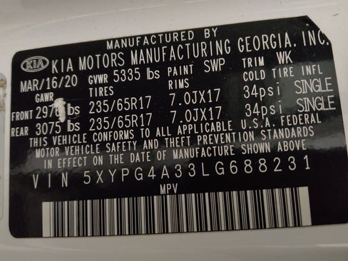Used 2020 Kia Sorento LX FWD image 33