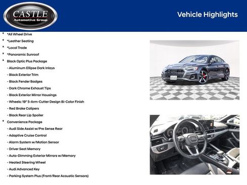 Used 2023 Audi A5 2.0T Premium Plus w/ Premium Plus AWD/4WD image 4
