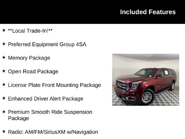 Used 2017 GMC Yukon XL SLT w/ Open Road Package RWD image 4