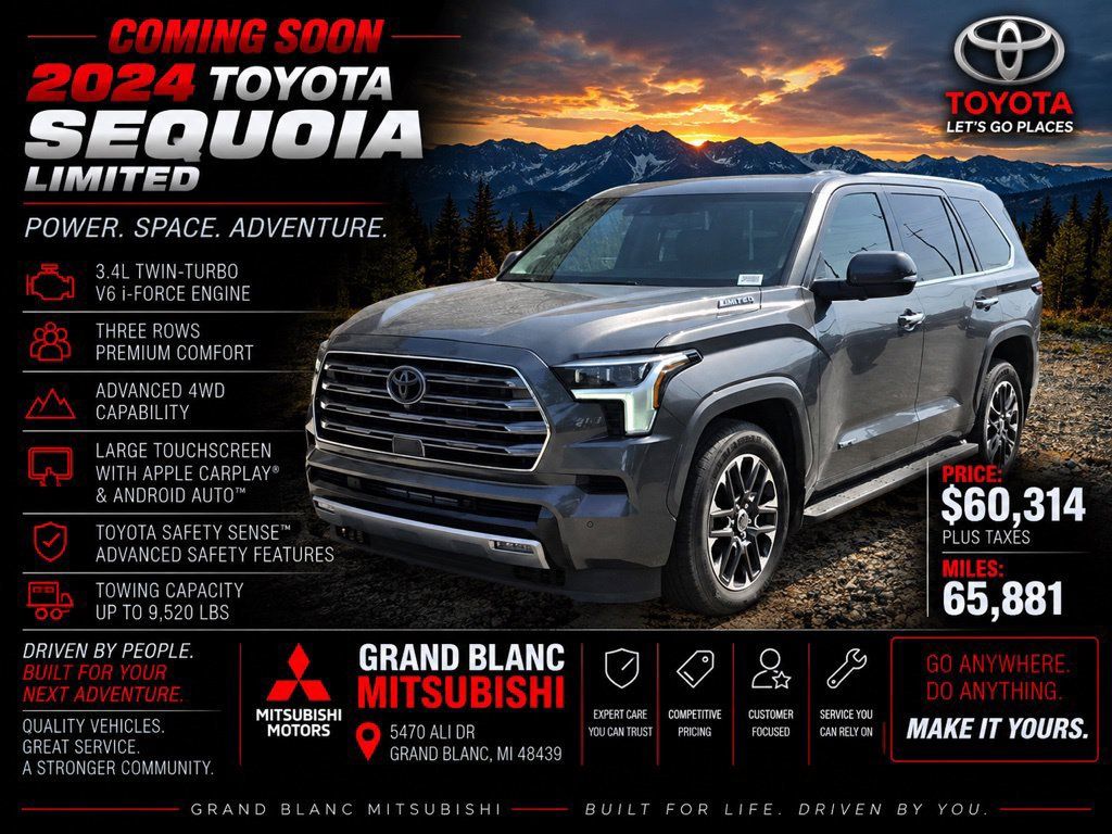Used 2024 Toyota Sequoia Limited w/ Nightshade Package AWD/4WD image 32